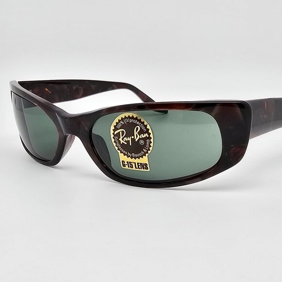Ray-Ban B&L W1927 XWAO Tortoise Frame G-15 Green Glass Lens Cat Eye Sunglasses main image 5